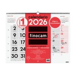 CALENDARIO FINOCAM 2026 XL - 540x420 mm 780020026 | 8422952403265 | Librería Castillón - Comprar libros online Aragón, Barbastro