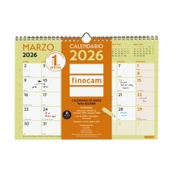CALENDARIO FINOCAM 2026 A4 - 297x210 mm 787220126 | 8422952407560 | Librería Castillón - Comprar libros online Aragón, Barbastro