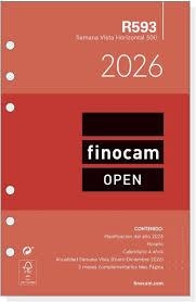RECAMBIO AGENDA FINOCAM 2026 M - 210x300 mm 782100026 - SEMANA VISTA HORIZONTAL | 8422952401988 | Librería Castillón - Comprar libros online Aragón, Barbastro