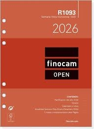 RECAMBIO AGENDA FINOCAM 2026 M - 265x245 mm 780610026 - SEMANA VISTA HORIZONTAL | 8422952401971 | Librería Castillón - Comprar libros online Aragón, Barbastro