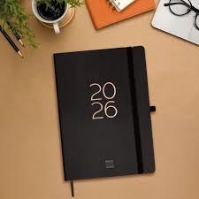 AGENDA FINOCAM 2026 FA5 CAPRI NEGRO - 215x155 mm 782100026 - SEMANA VISTA VERTICAL | 8422952406877 | Librería Castillón - Comprar libros online Aragón, Barbastro