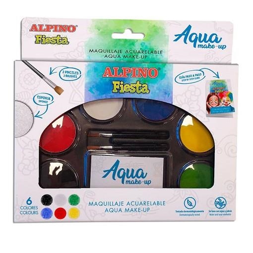MAQUILLAJE ALPINO ACUARELABLE PRO PALETA 6 COL. | 8413240613206 | Librería Castillón - Comprar libros online Aragón, Barbastro