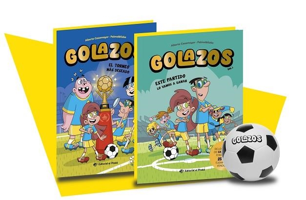 Estuche Golazos: 2 libros + pelota | 9788419898944 | Casamayor, Alberto | Librería Castillón - Comprar libros online Aragón, Barbastro