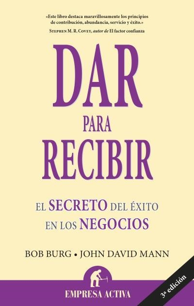 Dar para recibir | 9788492452071 | Mann, John David | Librería Castillón - Comprar libros online Aragón, Barbastro