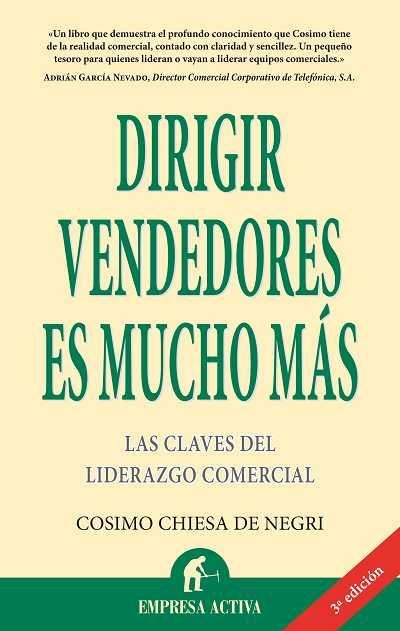 Dirigir vendedores es mucho más | 9788496627437 | Chiesa de Negri, Cosimo | Librería Castillón - Comprar libros online Aragón, Barbastro