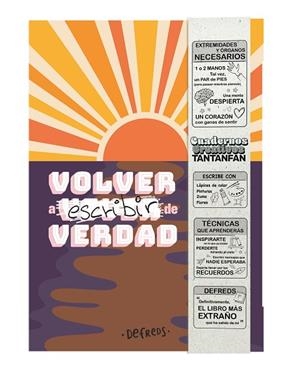 Cuaderno creativo: Volver a escribir de verdad | 9788419434012 | Defreds | Librería Castillón - Comprar libros online Aragón, Barbastro