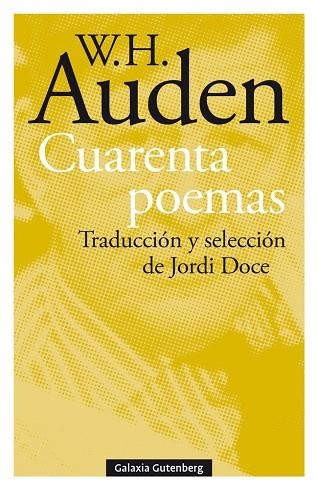 Cuarenta poemas | 9788417971618 | Auden, W.H. | Librería Castillón - Comprar libros online Aragón, Barbastro