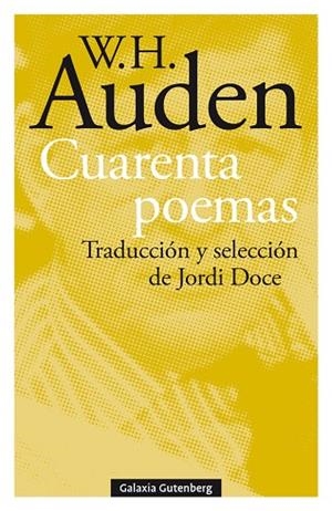 Cuarenta poemas | 9788417971618 | Auden, W.H. | Librería Castillón - Comprar libros online Aragón, Barbastro