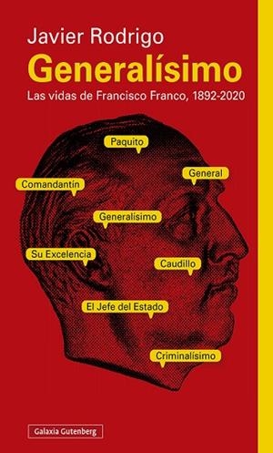 Generalísimo | 9788419075574 | Rodrigo, Javier | Librería Castillón - Comprar libros online Aragón, Barbastro