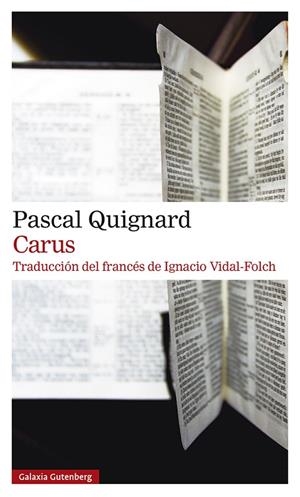 Carus | 9788419738196 | Quignard, Pascal | Librería Castillón - Comprar libros online Aragón, Barbastro