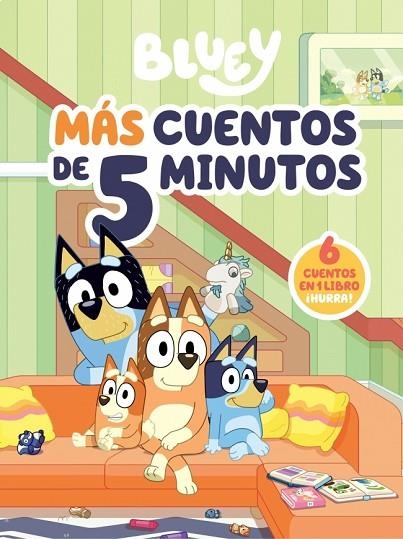 Bluey. Recopilatorio de cuentos - Más cuentos de 5 minutos (edición en español) | 9788448872069 | Bluey | Librería Castillón - Comprar libros online Aragón, Barbastro