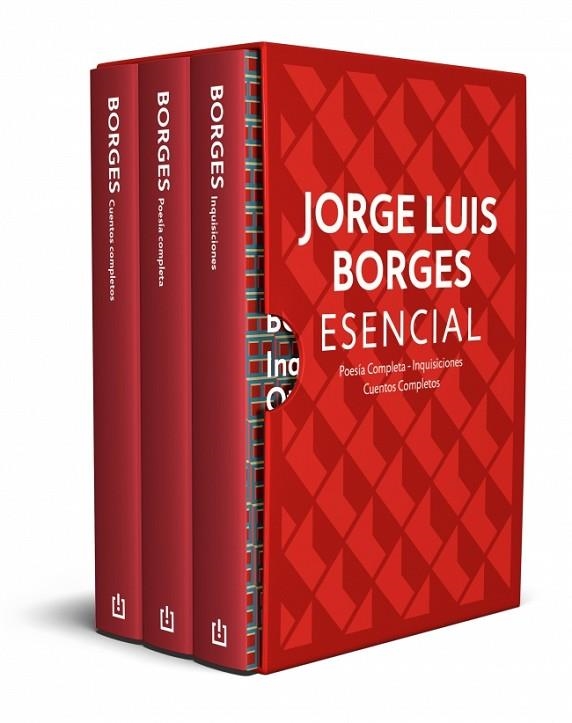 Estuche Jorge Luis Borges esencial (contiene: Poesía completa | Cuentos completos | Inquisiciones) | 9788466382557 | Borges, Jorge Luis | Librería Castillón - Comprar libros online Aragón, Barbastro