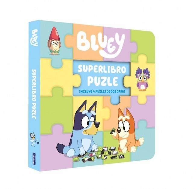 Bluey. Libro juguete - Superlibro puzzle. 4 puzles de dos caras para leer y jugar | 9788448871291 | Bluey | Librería Castillón - Comprar libros online Aragón, Barbastro