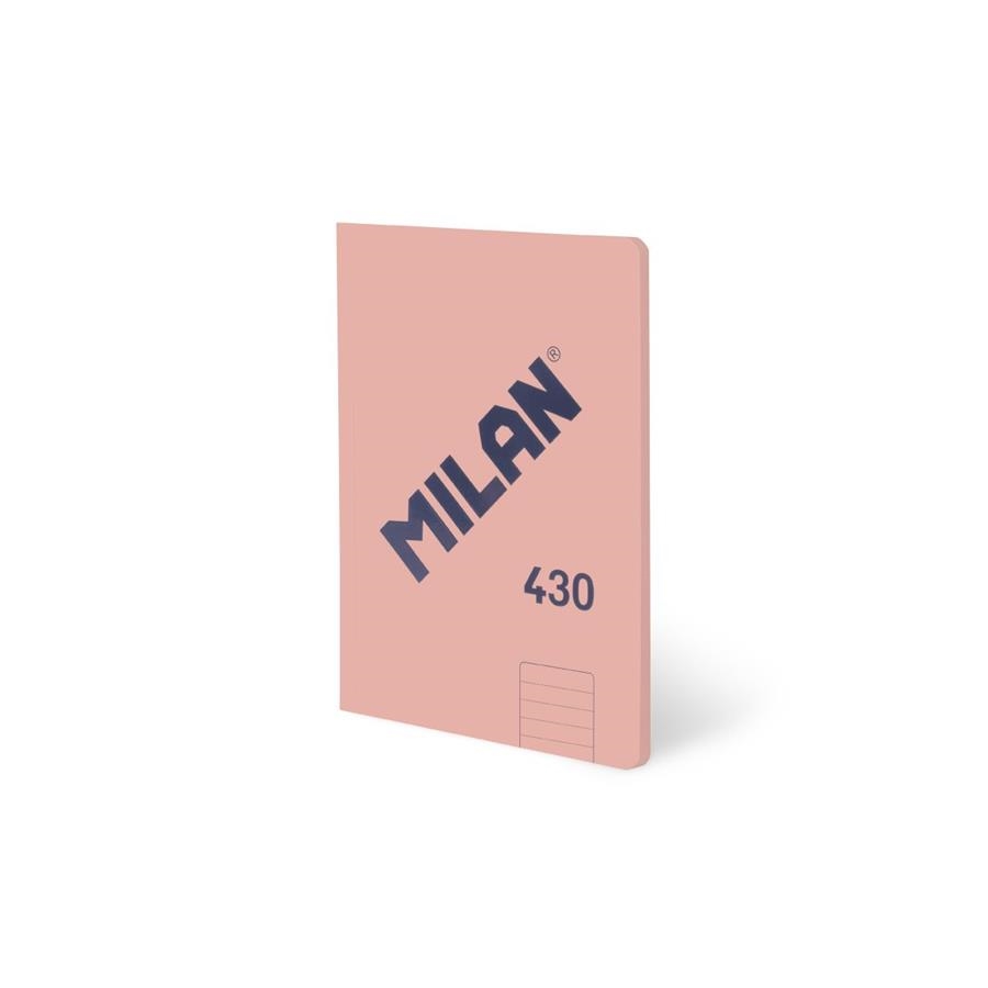 LIBRETA MILAN 430 A5 ENCOLADA 48H 1 LÍNEA ROSA | 8411574111610 | Librería Castillón - Comprar libros online Aragón, Barbastro