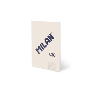 LIBRETA MILAN 430 A5 ENCOLADA 48H CUADRICULA BEIGE | 8411574111689 | Librería Castillón - Comprar libros online Aragón, Barbastro