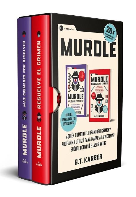 ESTUCHE MURDLE: VOL. 1 + VOL. 2 + LIBRETA DE DEDUCCIONES | 9791387869441 | G. T. KARBER | Librería Castillón - Comprar libros online Aragón, Barbastro