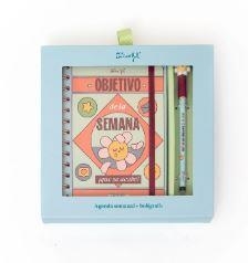 SET AGENDA WONDER PEQUEÑA 2026 SEMANA VISTA - MR WONDERFUL | 8445641070173 | Librería Castillón - Comprar libros online Aragón, Barbastro