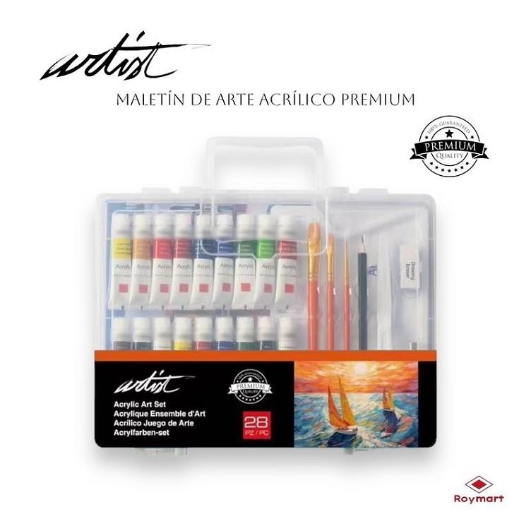 MALETIN INICIACIÓN ARTIST PINTURA ACRILICA 28 PIEZAS | 8431234192322 | Librería Castillón - Comprar libros online Aragón, Barbastro
