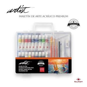 MALETIN INICIACIÓN ARTIST PINTURA ACRILICA 28 PIEZAS | 8431234192322 | Librería Castillón - Comprar libros online Aragón, Barbastro