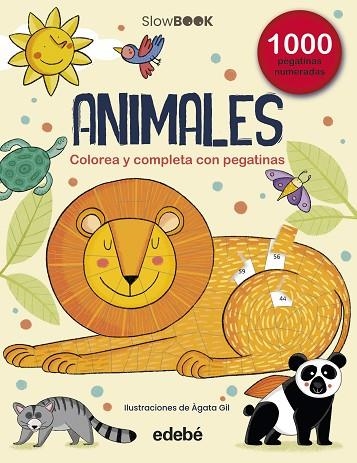 ANIMALES (1000 pegatinas numeradas) - SlowBOOK | 9788468376639 | Gil, Àgata | Librería Castillón - Comprar libros online Aragón, Barbastro