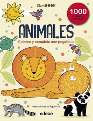 ANIMALES (1000 pegatinas numeradas) - SlowBOOK | 9788468376639 | Gil, Àgata | Librería Castillón - Comprar libros online Aragón, Barbastro