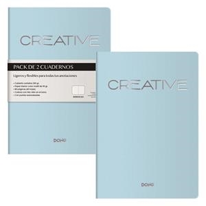 LOTE 2 CUADERNOS A5 COSIDO CREATIVE AZUL | 8421938110562 | Librería Castillón - Comprar libros online Aragón, Barbastro