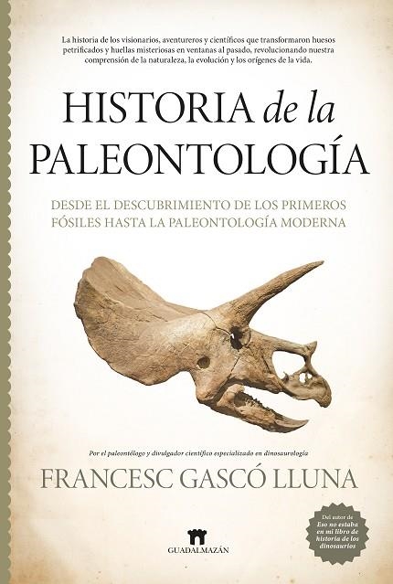 Historia de la paleontología | 9788419414946 | Francesc Gascó Lluna | Librería Castillón - Comprar libros online Aragón, Barbastro