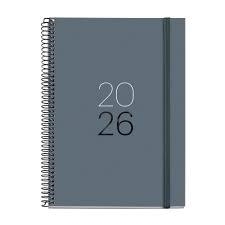 AGENDA 2026 ESP PLUS SEMANA VISTA GRIS 185x215 mm | 8422593344897 | Librería Castillón - Comprar libros online Aragón, Barbastro