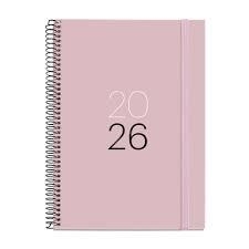 AGENDA 2026 ESP PLUS SEMANA VISTA ROSA 185x215 mm | 8422593345009 | Librería Castillón - Comprar libros online Aragón, Barbastro