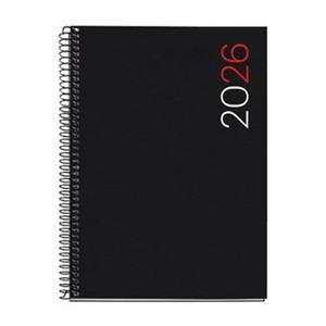Agenda Espiral 2026 Miquelrius Plus PP City Día Página Negro 170X215 mm | 8422593345115 | Librería Castillón - Comprar libros online Aragón, Barbastro