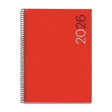 Agenda Espiral 2026 Miquelrius Plus PP City semana vista roja 170X215 mm | 8422593345160 | Librería Castillón - Comprar libros online Aragón, Barbastro
