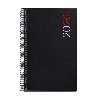 Agenda Espiral 2026 Miquelrius Activa PP City semana vista Negro 130X182 mm | 8422593382813 | Librería Castillón - Comprar libros online Aragón, Barbastro