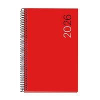Agenda Espiral 2026 Miquelrius Activa PP City semana vista roja 130x182 mm | 8422593382851 | Librería Castillón - Comprar libros online Aragón, Barbastro