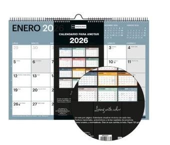 CALENDARIO MIQUELRIUS 2026 A3 CHROMAT P/ESCRIBIR | 8422593283875 | Librería Castillón - Comprar libros online Aragón, Barbastro