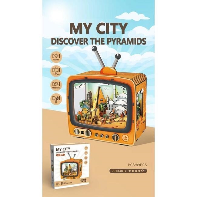 PUZZLE MADERA 89 PZAS MY CITY PIRAMIDES | 8431234198027 | Librería Castillón - Comprar libros online Aragón, Barbastro