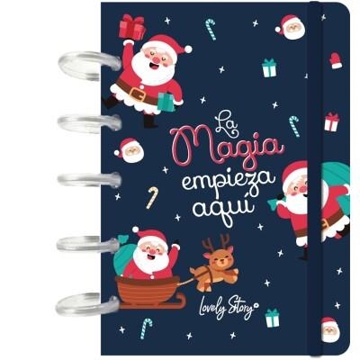 SMART BOOK A6 100H CDL 100GR AZUL OSCURO LA MAGIA EMPIEZA AQUÍ | 8435458187478 | LOVELY STORY | Librería Castillón - Comprar libros online Aragón, Barbastro