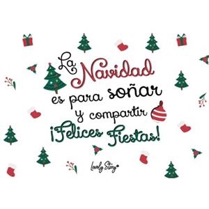 SOBRE DINERO 110X160MM BLANCO LA NAVIDAD ES PARA SOÑAR Y COMPARTIR | 8435458187867 | LOVELY STORY | Librería Castillón - Comprar libros online Aragón, Barbastro