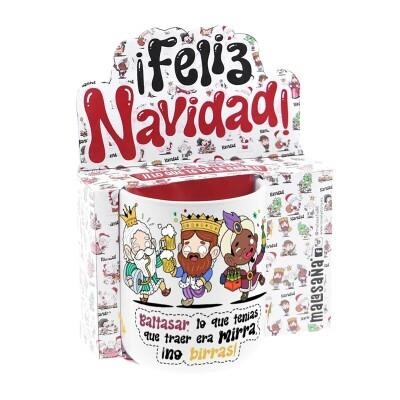 TAZA MALASAÑA BALTASAR, LO QUE TENÍAS QUE TRAER ERA MIRRA, ¡NO BIRRAS! 330ML | 8435458183975 | MALASAÑA | Librería Castillón - Comprar libros online Aragón, Barbastro