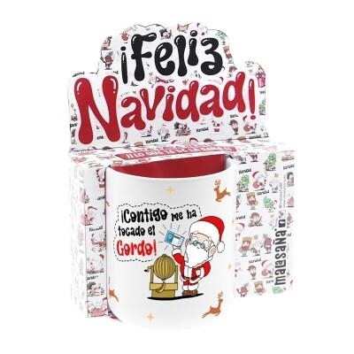 TAZA MALASAÑA ¡CONTIGO ME HA TOCADO EL GORDO! 330ML | 8435458183920 | MALASAÑA | Librería Castillón - Comprar libros online Aragón, Barbastro