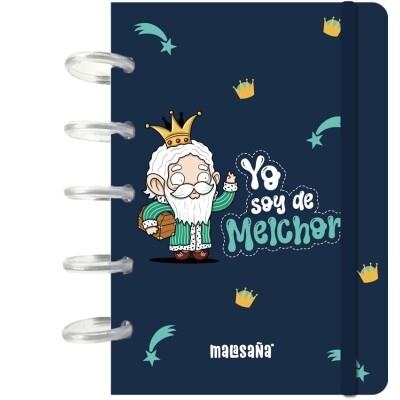 SMART BOOK A6 YO SOY DE MELCHOR AZUL OSCURO | 8435458183838 | MALASAÑA | Librería Castillón - Comprar libros online Aragón, Barbastro