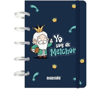 SMART BOOK A6 YO SOY DE MELCHOR AZUL OSCURO | 8435458183838 | MALASAÑA | Librería Castillón - Comprar libros online Aragón, Barbastro