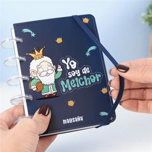 SMART BOOK A6 YO SOY DE MELCHOR AZUL OSCURO | 8435458183838 | MALASAÑA | Librería Castillón - Comprar libros online Aragón, Barbastro