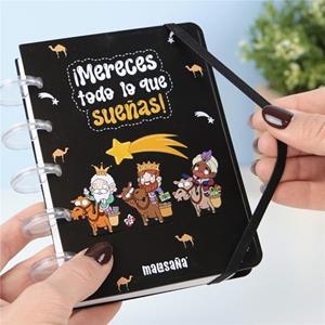 SMART BOOK A6 MERECES TODO LO QUE SUEÑAS NEGRO | 8435458183807 | MALASAÑA | Librería Castillón - Comprar libros online Aragón, Barbastro