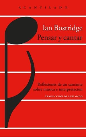 Pensar y cantar | 9788419958877 | Bostridge, Ian | Librería Castillón - Comprar libros online Aragón, Barbastro