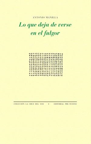 Lo que deja de verse en el fulgor | 9788410309272 | Manilla, Antonio | Librería Castillón - Comprar libros online Aragón, Barbastro