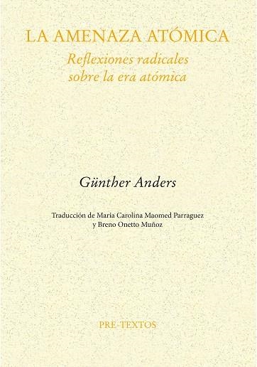 La amenaza atómica | 9788410309395 | Anders, Günther | Librería Castillón - Comprar libros online Aragón, Barbastro