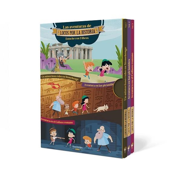 Las aventuras de Locos por la historia. Pack de 3 libros para niños de 5 a 9 años | 9788413617855 | Campello, Giuditta | Librería Castillón - Comprar libros online Aragón, Barbastro