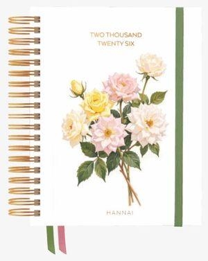 AGENDA HANNAI 2026 ESPIRAL 1 DÍA PÁGINA CRIMSON BLOOM | 8432115002815 | Librería Castillón - Comprar libros online Aragón, Barbastro