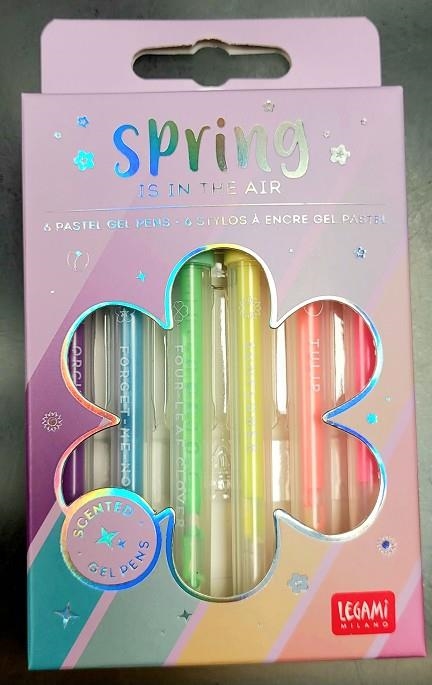 LEGAMI SET 6 BOLÍGRAFOS GEL PASTEL SPRING IS IN THE AIR | 8052694008659 | Librería Castillón - Comprar libros online Aragón, Barbastro
