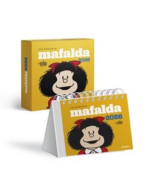 Mafalda 2026, Calendario Escritorio Amarillo CON CAJA | 9786316693426 | Quino | Librería Castillón - Comprar libros online Aragón, Barbastro